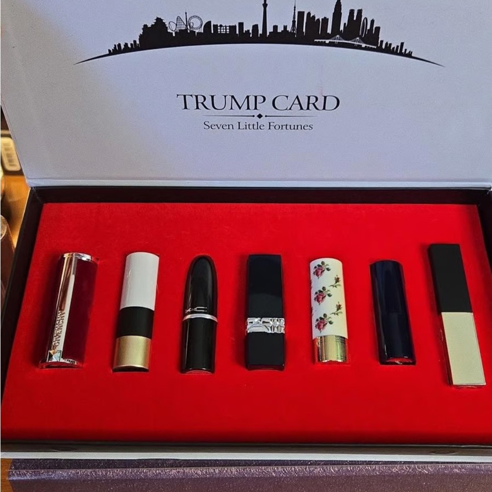 TRUMP CARD Seven 7 Little Fortunes 
GIVENCHY HERMES MAC DIOR LANCÔME
GUCCI YSL